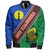 New Caledonia Bomber Jacket Flag And Coat Of Arms