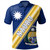 Nauru Polo Shirt Flag And Coat Of Arms