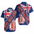 New Zealand Short Sleeve Shirt Flag And Coat Of Arms