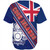 Cook Islands Baseball Shirt Flag And Coat Of Arms