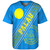 Palau Baseball Shirt Flag And Coat Of Arms