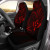 Kosrae State Car Seat Cover - Red Color Cross Style