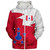 Austral Islands Sherpa Hoodie Polynesian Tattoo Flag And Coat Of Arms