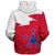 Austral Islands Sherpa Hoodie Polynesian Tattoo Flag And Coat Of Arms