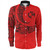 Tonga Long Sleeve Shirt Custom Ngatu Tribal Tattoo Style