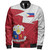 Philippines Filipinos Bomber Jacket Polynesian Tattoo Flag And Coat Of Arms