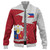 Philippines Filipinos Baseball Jacket Polynesian Tattoo Flag And Coat Of Arms