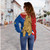 Philippines Filipinos Off Shoulder Sweatshirt Lapu-Lapu Hero With Polynesian Pattern