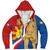 Philippines Filipinos Sherpa Hoodie Lapu-Lapu Hero With Polynesian Pattern