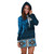 Fiji Hoodie Dress Gold Club Bula Special Fabric Leaves