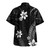Hawaii Hawaiian Shirt Polynesian Pattern Plumeria WHITE1