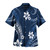 Hawaii Hawaiian Shirt Polynesian Pattern Plumeria BLUE1