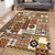 Tonga Area Rug Ngatu Tapa Pattern