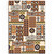Tonga Area Rug Ngatu Tapa Pattern