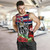 Hawaii Tank Top King Kamehameha I Tribal Flag Tropical Style