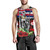 Hawaii Tank Top King Kamehameha I Tribal Flag Tropical Style