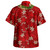 Hawaii Hawaiian Shirt Puakenikeni And Maile lei King Kamehameha Elvis Red Aloha