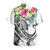 Polynesia Combo Dress And Shirt Summer Plumeria White