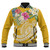 Polynesian Baseball Jacket Summer Plumeria
