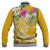 Polynesian Baseball Jacket Summer Plumeria