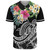 Polynesian Baseball Shirt Summer Plumeria