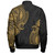 Hawaii Bomber Jacket Tribal Polynesia Half With Seal Kanaka