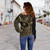 Philippines Filipinos Off Shoulder Sweatshirt Traditional Sun Batok Tattoo Design