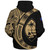 Guam Sherpa Hoodie Polynesia Tribal Spirits Of Guam Seal