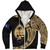 Guam Sherpa Hoodie Polynesia Tribal Spirits Of Guam Seal