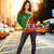 Vanuatu Off Shoulder Sweatshirt Tribal Coat Of Arms With Flag Independence Day