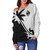 Guam Off Shoulder Sweatshirt Custom Tribal Coconut Tree Half Style Guam Off Shoulder Sweatshirt Custom Tribal Coconut Tree Half Style