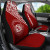Hawaii Car Seat Covers - Hawaii Seal Polynesian Red Curve