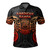 American Samoa Polo Shirt Custom Personalised Spirit Red Version1