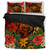 Hawaii Bedding Set Tribal Polynesia Sea Turtle Design Pacific Dream
