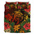 Hawaii Bedding Set Tribal Polynesia Sea Turtle Design Pacific Dream