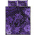 Hawaii Quilt Bed Set Tribal Polynesia Sea Turtle Design Pacific Dream