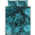 Hawaii Quilt Bed Set Tribal Polynesia Sea Turtle Design Pacific Dream