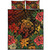 Hawaii Quilt Bed Set Tribal Polynesia Sea Turtle Design Pacific Dream