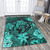 Hawaii Area Rug Tribal Polynesia Sea Turtle Design Pacific Dream