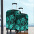 Hawaii Luggage Cover Tribal Polynesia Sea Turtle Design Pacific Dream Turquoise