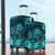 Hawaii Luggage Cover Tribal Polynesia Sea Turtle Design Pacific Dream Blue