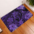 Hawaii Doormat Tribal Polynesia Sea Turtle Design Pacific Dream Purple