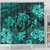 Hawaii Shower Curtain Tribal Polynesia Sea Turtle Design Pacific Dream