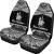 New Caledonia Polynesian Car Seat Covers - Pride White Version