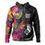 Yap State Hoodie Polynesian Hibiscus Pattern