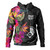 Yap State Hoodie Polynesian Hibiscus Pattern