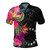 Cook Islands Polo Shirt Polynesian Hibiscus Pattern1