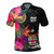 Fiji Polo Shirt Polynesian Hibiscus Pattern
