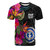 Northern Mariana Islands T-Shirt Polynesian Hibiscus Pattern