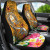 Guam Car Seat Covers - Turtle Plumeria (Gold)